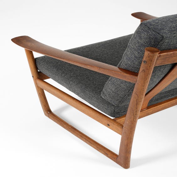 image of Midcentury Danish teak armchair