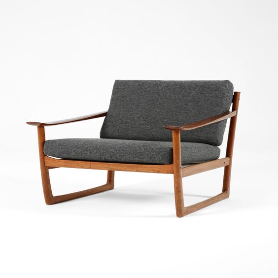 image of Midcentury Danish teak armchair