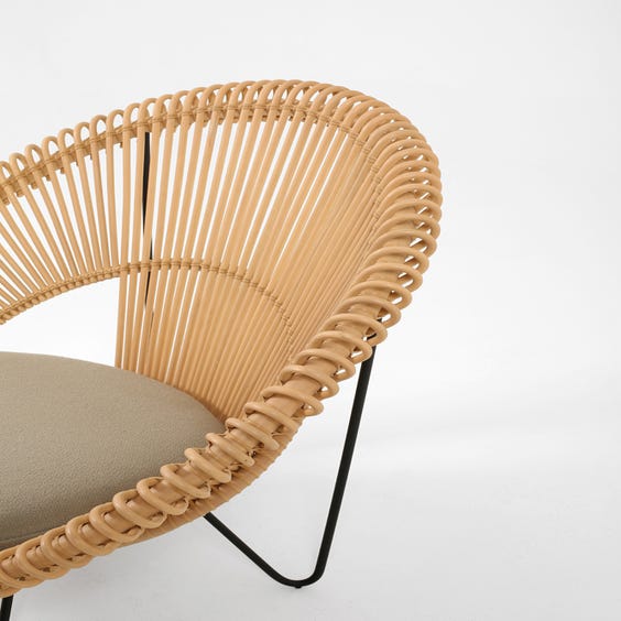 image of Large Vincent cane chair