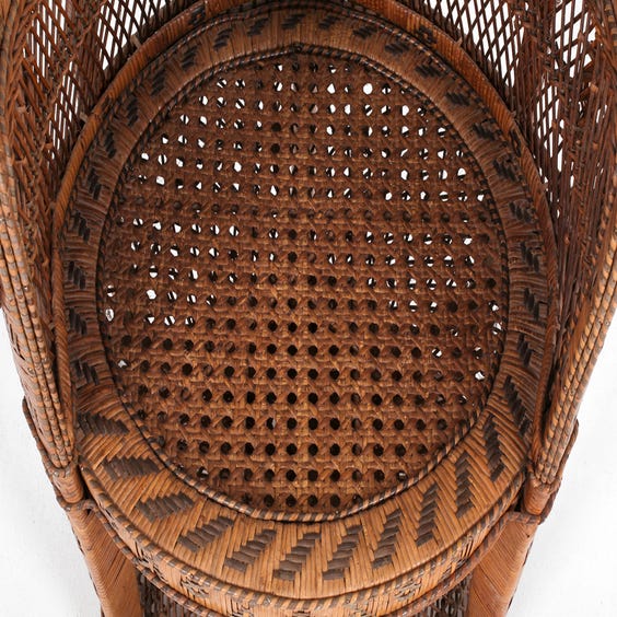 image of Original vintage peacock chair