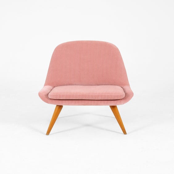 image of Pink jumbo cord occasional chair