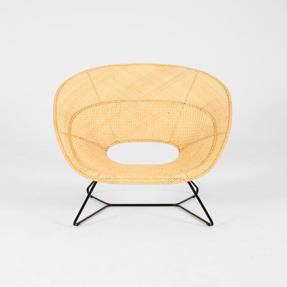 image of Woven rattan Tornaux chair