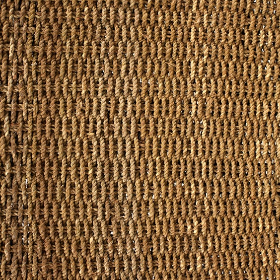 image of Woven natural rope Gong chair