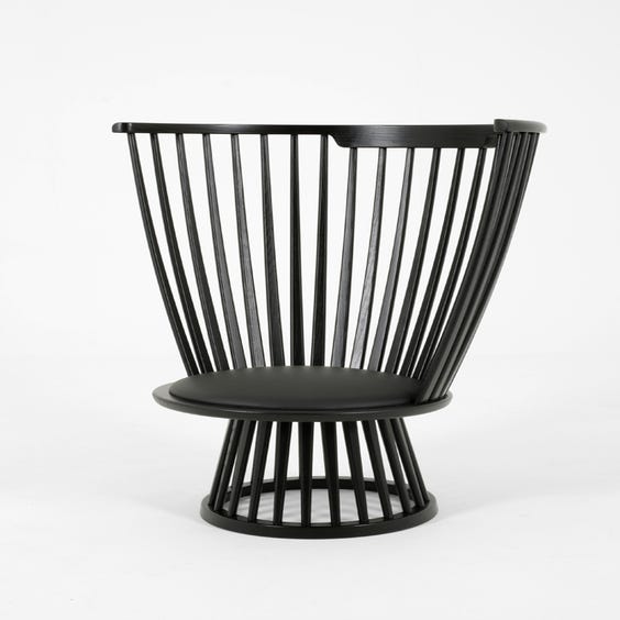 image of Ebonised spindle back Fan chair