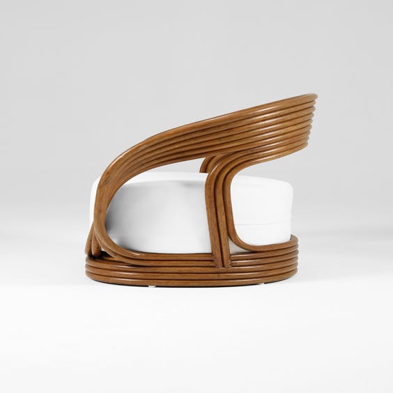image of Rattan loop lounge chair