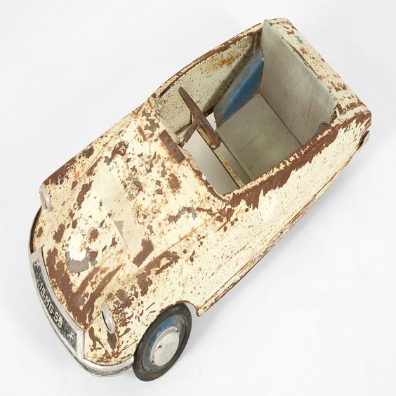 image of Midcentury metal model pedal car