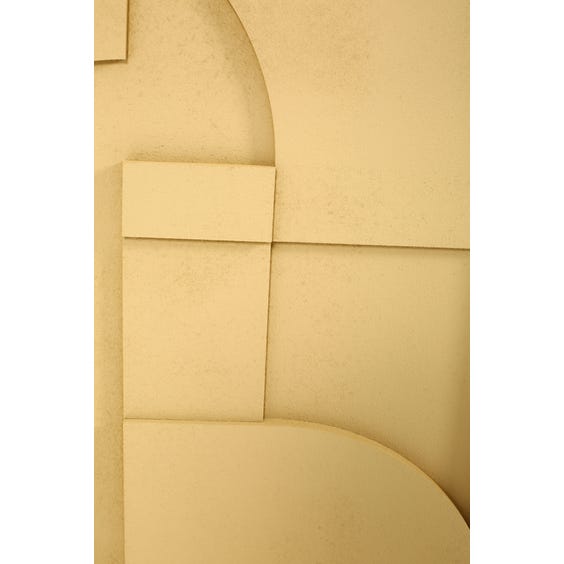 image of Sand geometric abstract relief panel