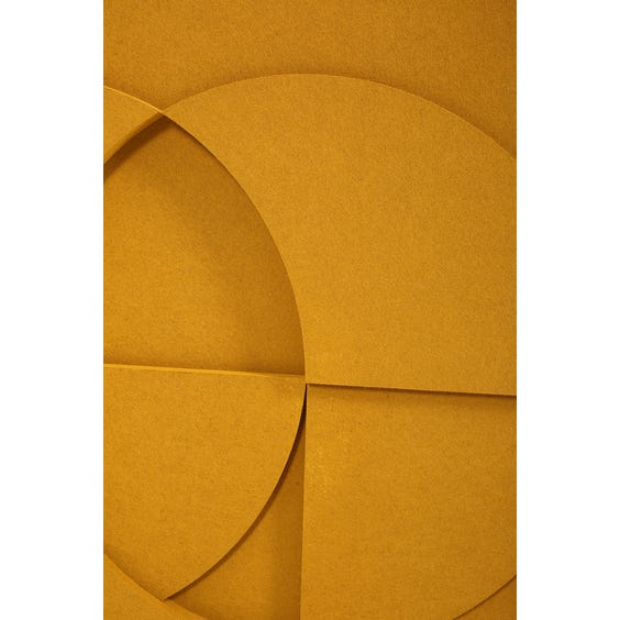 image of Ochre abstract relief panel