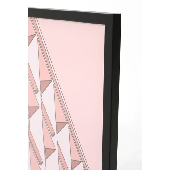 image of Print of tonal pink tower block