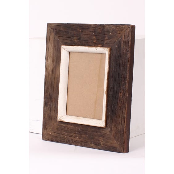 image of Recycled darkwood empty frame