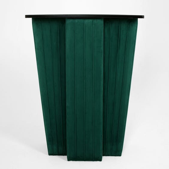 image of Emerald velvet bar counter