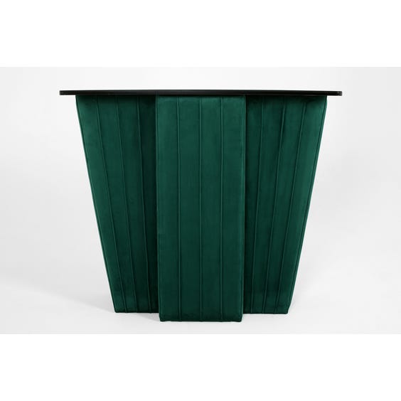 image of Emerald velvet bar set