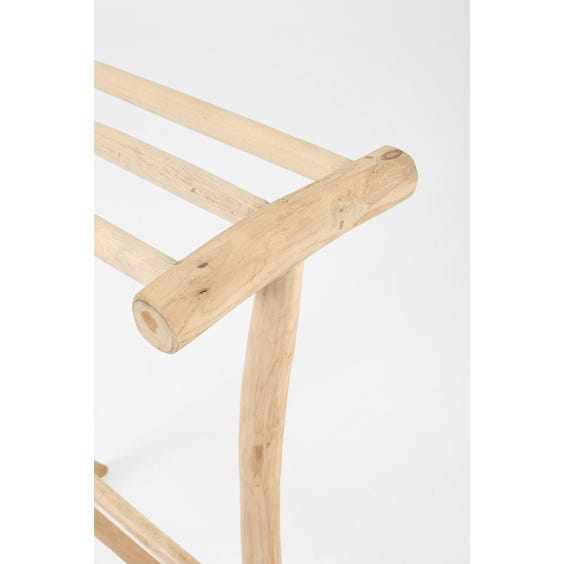 image of Primitive wooden towel rail