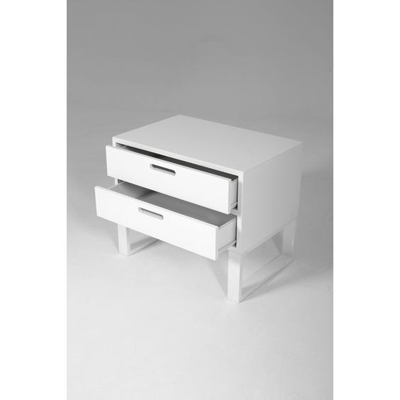 image of Modern lacquered bedside table