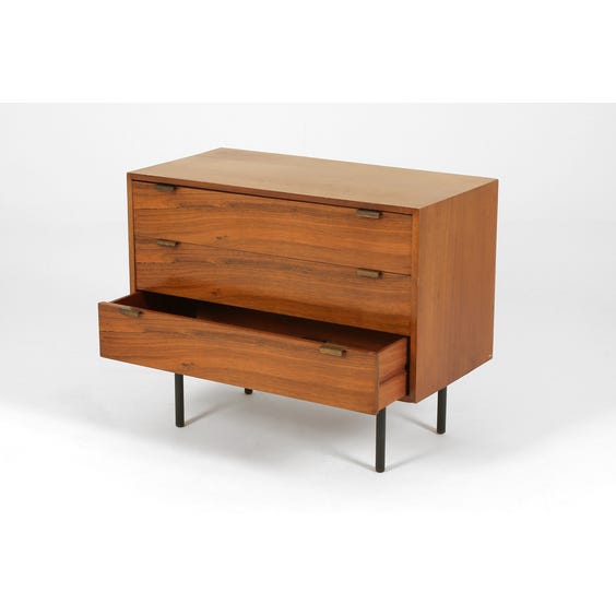 image of Walnut chest with rosewood drawers