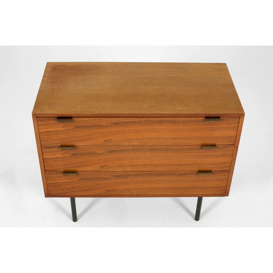 image of Walnut chest with rosewood drawers
