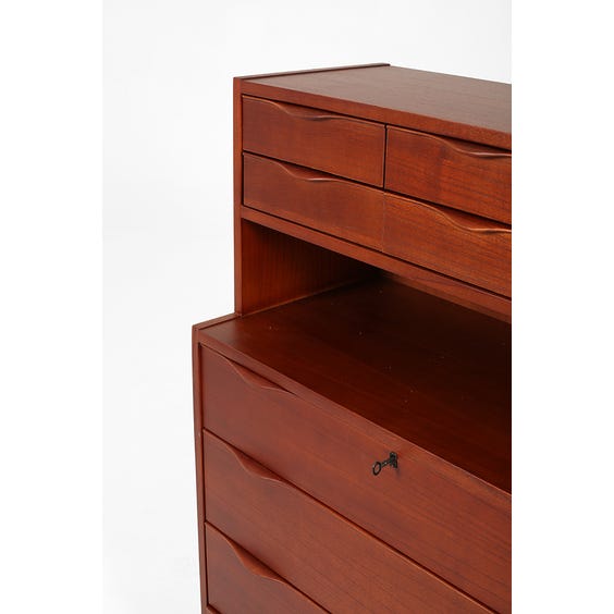 image of Midcentury Danish style four drawer chest