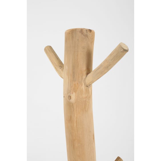 image of Primitive wooden coat stand