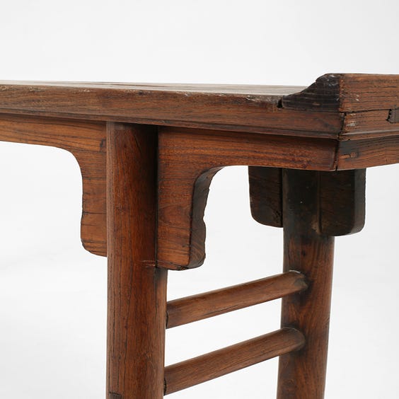 image of Chinese vintage elm console table