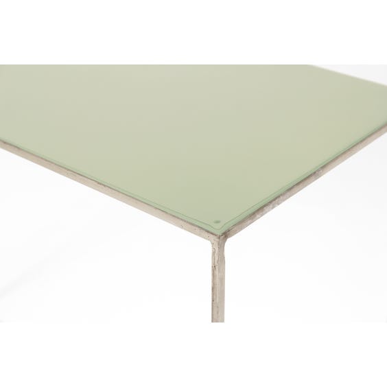 image of Pastel jade top console table