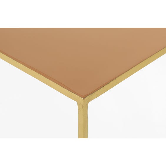 image of Caramel top console table