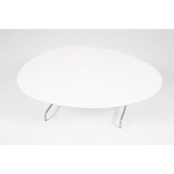 image of White egg coffee table
