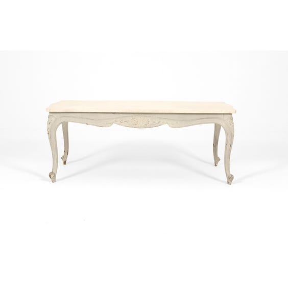 image of French grey coffee table