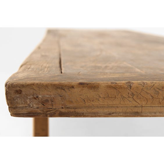 image of Rustic Chinese elm low coffee table