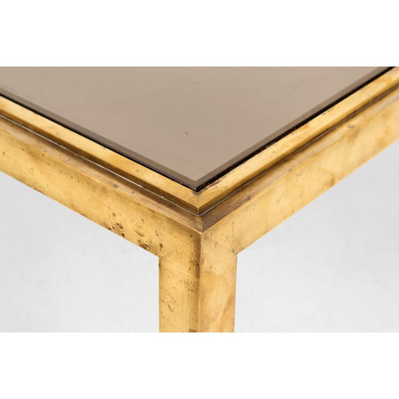 image of Midcentury brass coffee table
