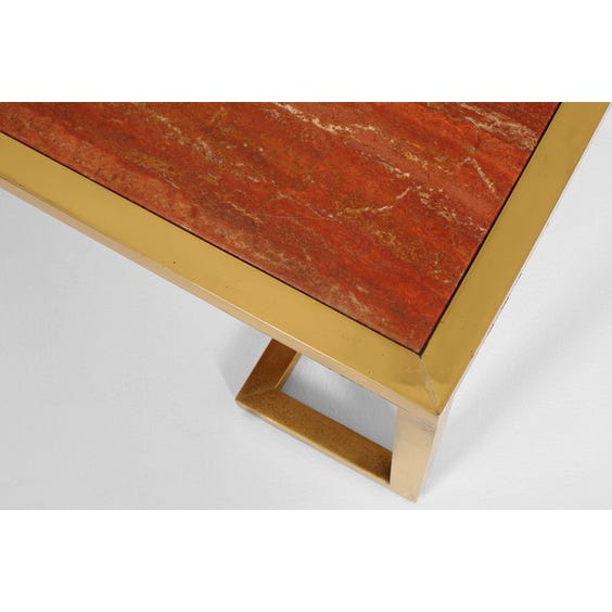 image of 1970's marble coffee table