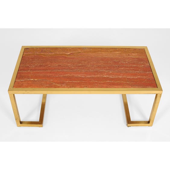 image of 1970's marble coffee table