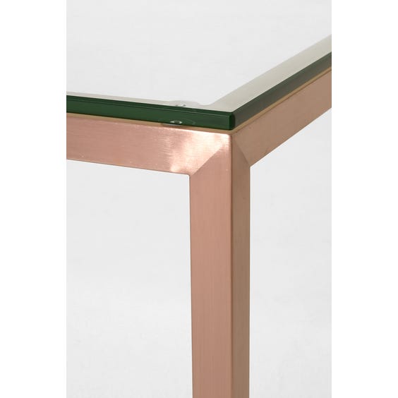 image of Rose gold coffee table