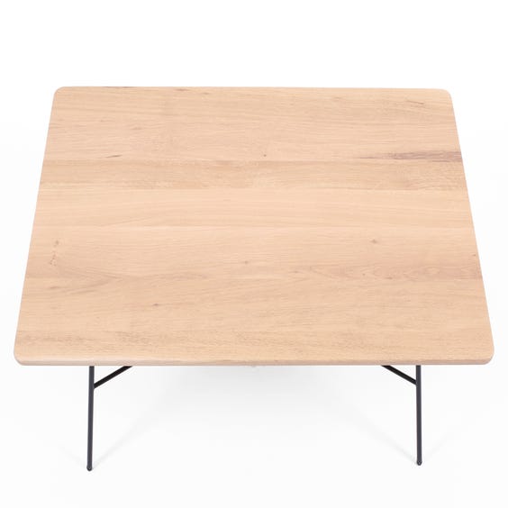 image of Modern oak rectangular coffee table