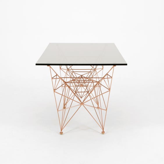 image of Smoked glass Pylon coffee table