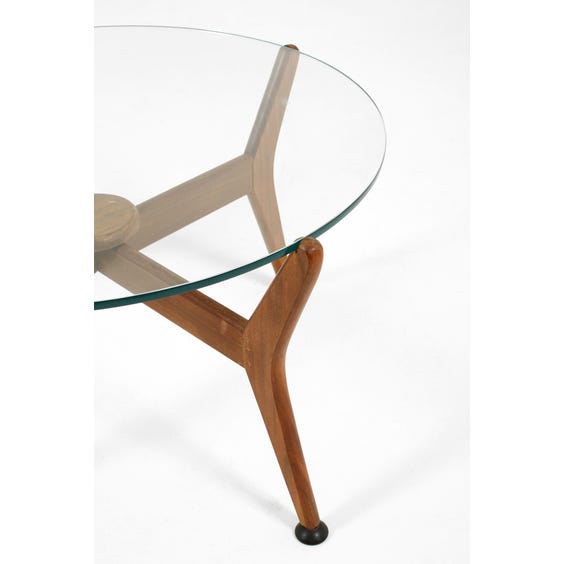 image of Midcentury cross frame coffee table