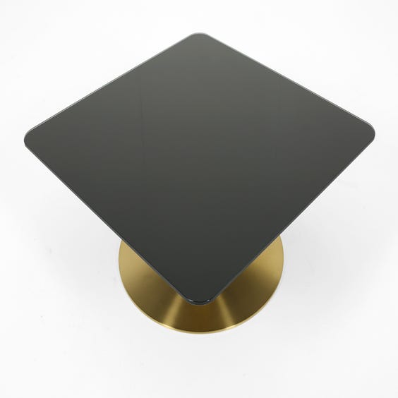 image of Black mirrored coffee table