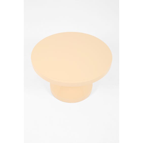 image of Small postmodern beige coffee table