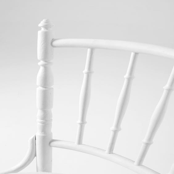 image of White spindle back bentwood chair