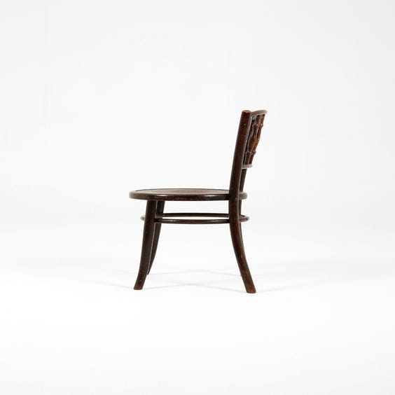 image of Vintage bentwood spindle back chair