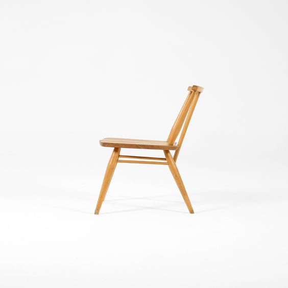 image of Vintage Ercol light oak chair