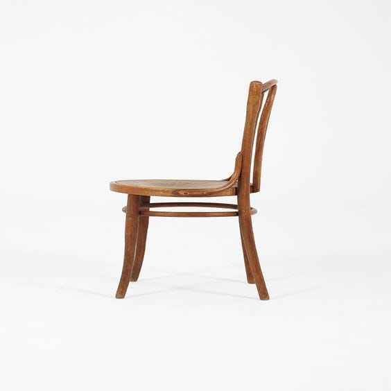 image of Vintage bentwood straight back chair