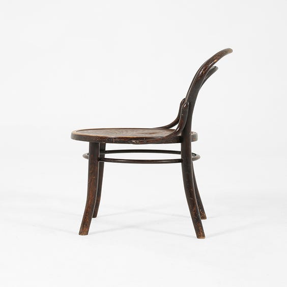 image of Vintage dark bentwood chair
