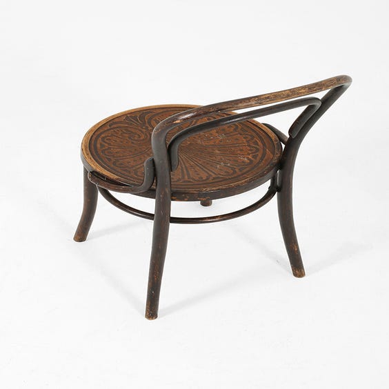 image of Vintage dark bentwood chair