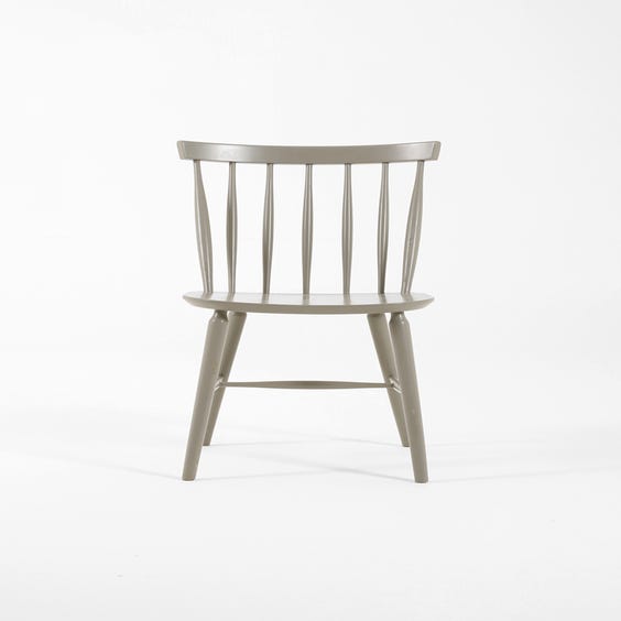 image of Matt mouse grey dining chair