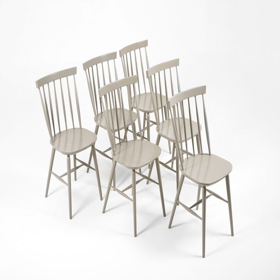 image of Matt mouse grey dining chair