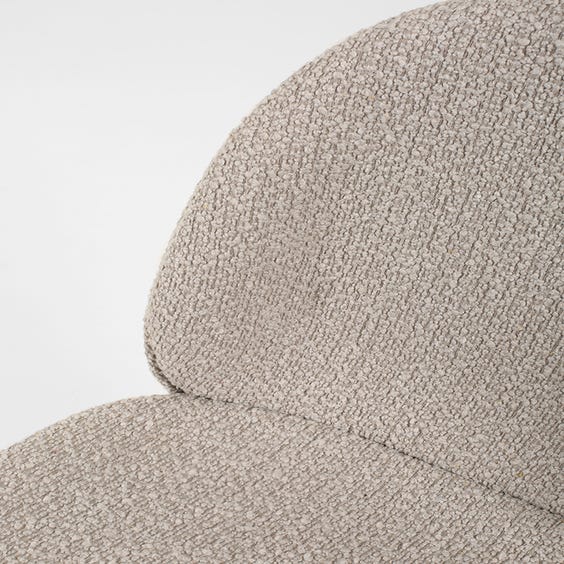 image of Beetle grey boucle occasional chair