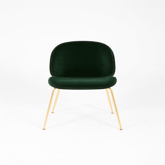image of Beetle occasional emerald green chair