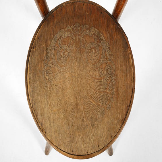 image of Bentwood chair with spindle back