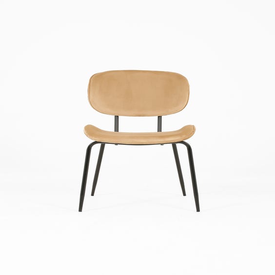 image of Sand velvet dining chair