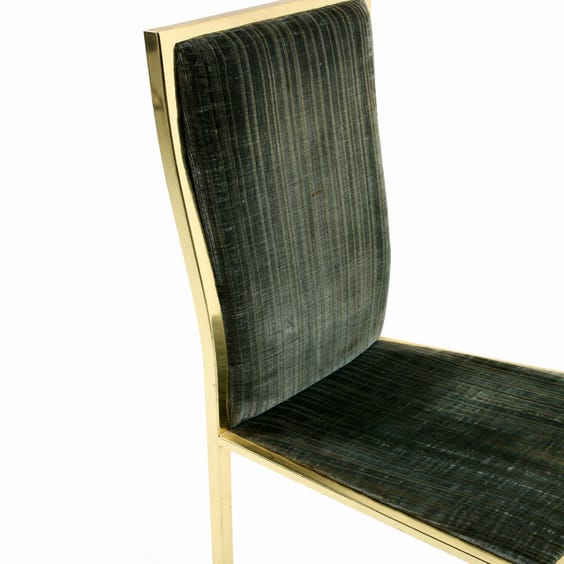 image of Grey and gold occasional chair
